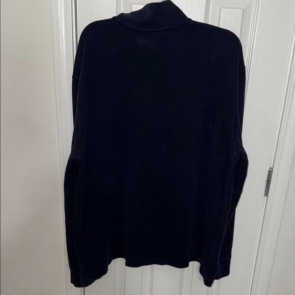 Polo Ralph Lauren Navy Half-Zip Sweater - Picture 12 of 13